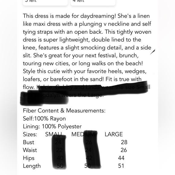 🩷NEW🩷Beautiful red summer dress, size large - Picture 4 of 4